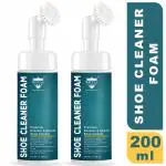 ROYAL CARE PROFESSIONAL Shoe Cleaner Foam Spray SILICON FOAM 100 ML + SILICON FOAM 100 ML Cleaning Foam | Works on Leather, Whites, Nubuck, Golf Shoes, Basketball Shoes, Boots, Sandals