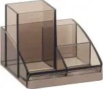 Omega Pen/Pencil Holder - Platinum Brown Pack of 2