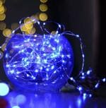 My Party Suppliers 2 MTS 3 AA Battery Operated Blue Color Changing Decorative LED Fairy String Lights for Festival Decoration