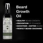For faster beard growth | For thicker and fuller looking beard | Best Beard Oil for Patchy Beard | Clinically Tested | Non-Sticky Hair Oil | 100% Effective in 15 days - (50ML) (PACK OF 1)