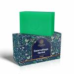 PRABA AYURVEDHA Swarnothaya Herbal Soap | Skin Brightening Soap, Anti-Inflammatory, Made with Virgin Coconut Oil, Bathing Soap for Skin| Handmade Soap for Face| Natural and Organic Herbal Soap - 100 g