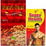 Herbshd Nutri Fast Tonic 450ml & Super Health capsule For weight gain(combo pack)