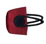 SEVOU Straw Hand Bag | Summer Women Bucket Bag Casual Woven Beach Handbag for Vacation | Small Tote Bag | Basket Bag | Bamboo Tote | Boho Bag | Kauna Bag | Handmade Bag-Maroon ( Pack of 2)