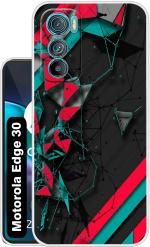 Case Club Red Silicon Grip Case Back Cover For Motorola Edge 30 5G, Motorola Edge 30