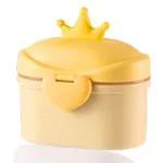 Adore The Empire Princely Baby Formula Dispenser-Infant Baby for Snack Container-Formula Travel Activities-Non-Spill Milk Outdoor Dispenser (225 gm, Golden)