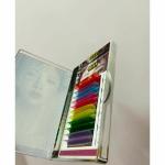 BID Colored eyelashes extensions multiple volume premade cluster fans pre fanned eyelashes (14 mm 0.07 D curl)
