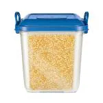 MILTON Silo 18 Plastic Storage Containers, 1 Piece, 18 Litres, Blue | Storage Jar | Kitchen Organiser | BPA Free | Stackable