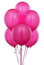 Theammypartyhouseparty Light Pink Rubber Birthday Party Balloons (Pack Of 50)