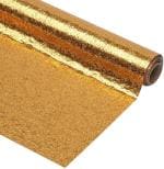 DISENO 20.32 Cm 2 M Aluminum Foil Stickers Roll Golden, Oil Proof, Kitchen Backsplash Wallpaper Self-Adhesive Wall Sticker Self Adhesive (Pack Of 1)