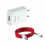 IPZONE BE GENUINE BE REMARKABLE PZ-325 80W Charger+(Free Cable Protector) Fast Super VOOC Charger Adapter with USB to Type-C Cable Included | Power Banks superfast