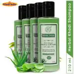 Herbal Khadi Neem Aloevera Herbal Shampoo Anti Dandruff, Scalp Healer Hair fall Control 840 ml
