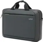 Safari Select Regal Messenger Bag with Dual Compartments, Laptop and Tablet Sleeve, Water Resistant Polyester Material, Detachable Strap, For Men and Women, Grey