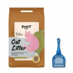 ROBUST Premium Cat Litter with Scooper 100% Natural Bentonite Clay (5 Kg)
