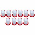 GARGICO-Poultry feeders and Drinkers abs Plastic Material pots for All Ages and All Breeds Like Chicken, Duck, Quail,