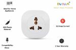 SWYAM Smart plug -16Amp D-type 3 pin plug ,wifi Enable with Timer Function,Support S Alexa voice Asistance Home Automation