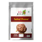 90's MILL Peanut Plus Khari Sing Traditionally Roasted Salted Jumbo Peanuts, Snack and Namkeen | Roasted Salted Peanuts Seeds (Bharuch Gujrat Special) Mungfali Dana Namkeen-250*1Pack