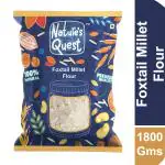 Nature's Quest Foxtail Millet Flour 1800 Gms | Kangni Atta | Thinai Mavu
