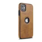 EXCLESIOR Apple iPhone 11 Brown Shockproof, Solid Grip, PU leather Back Cover