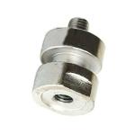 Sauran Multicolor 4 Inch Double Nut Attachment Angle Grinder For Diamond Marble Blades (Black)