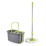 Kleeno by Cello Hi Clean Deluxe Spin Mop with Bucket, Green, large