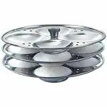 BEYOND ENTERPRISE Stainless Steel Idli Stand idli Making Pot Maker Idli Sancha 3 Plate