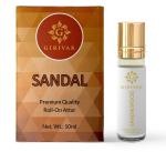 GIRIVAR FRAGRANCES Sandal Attar l 10 ml Roll-on Bottle l Long Lasting (Pack of 2)