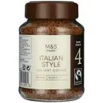 M&S Italian Style Instant Coffee Dark Roast Easy Coffee