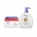 BUMTUM Paraben Free Baby Soap (4N x 50 Gram) & Baby Gentle Shampoo (200 ML) Combo