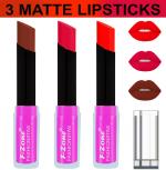 OUR BEAUTY Multicolor Soft And Smooth Touch Velvet Matte Lip Color Combo 62, 10.5 G (Pack Of 3)