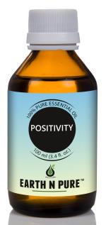 Earth N Pure Essential Oil Blend For Positivity With Soothing Fragrance | 100 ml | 100% Pure Therapeutic Grade Blend | For Mood Lifting, Positivity & Happiness, Relaxation & Diffuser