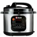 Geek Robocook Zeta Electric Pressure Cooker with SS Pot, 5L, Black