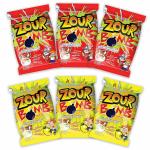 Zour Bomb Sour Candy Combo Pack of Cola & Lemon Candy (Pack of 6, 110g Each)