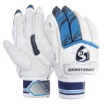SG Multicolor Nylon, Polyurethane, Leather, Cotton, Polyvinyl Chloride Cricket LH Batting Glove