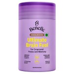 Benefic Ultimate Brain Fuel Chocolate Bites -150g - 30 Count - Ashwagandha, Alpinia Galanga, Phosphatidylserine, L-theanine - Brain Boosting Supplements - for Focus, Memory, Stress & Anxiety Relief