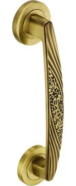 Citrine 10 Inch Premium Main Door/ Drawer / Cabinet Handle Antic Zinc Door Handle (Gold Pack Of 1)