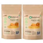 HerbsLand Organic Orange Peel Powder For Skin WhiteningHerbsLand Pure & bio Organic Vitamin C Orange Peel Powder (Citrus Aurantium) (Santra Chilka) for Skin Whitening, Face Pack and Hair Pack (200 gm)