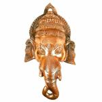 Apka Mart The Online Shop Copper Metal Lord Ganesha Wall Hanging - 13 Inch