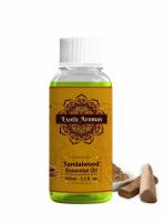 Exotic Aromas Sandalwood Essential Oil (Chandan Oil) For Bright,Flawless Skin & Diffusers (100 ml)