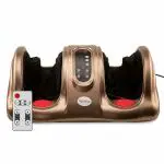 Lifelong LLM81 Foot Massager with Heat for Pain Relief & Kneading Function for Improving Blood Circulation | Massage at Home for Foot Pain and Pain Relief (1 Year Warranty, Brown)