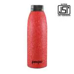 Pexpo Bolero Hot & Cold Stainless Steel Vacuum Insulated ISI Certified Flask, 900 ml, Red | Thermosteel Flask | BPA-Free | Eco-Friendly | Leak Proof | Home | Travelling | Hiking | Gym