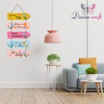 Dinine Craft Wooden Wall Hanging for Wall and Home Decor