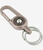 Jdp Novelty Multicolor Metal Hook Locking Ring 4372 Keychain