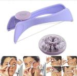 NEPROENT Eyebrow Razor Facial Hair Remover Shaver Trimmer For Women Leg ,Chin & Upper lip Arm Bikini Armpit Smooth Glide Epilator Body Hair Threading Removal Tweezers System Cotton Threads Kit for Women Men