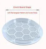 LJL Traders Chimney Vent Pipe Cover And Mosquito Net Dust controller(8 Inch Round, 2 Piece)