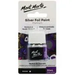 Mont Marte Premium Foil Paint 0.67oz (20ml, Silver )