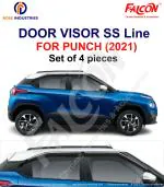 FALCON DOOR VISOR SS (LINE) FOR TATA PUNCH