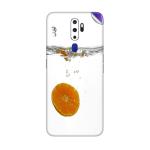 GADGETSWRAP Printed Vinyl Skin Sticker for Oppo A9 2020- orange slice in water