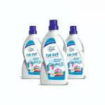 CLEAN BUDDY Fab Soft Fabric Conditioner with Floral Fragrance After Wash Liquid Fabric Softener with Long-Lasting Fragrance| Suitable for All Clothes| 1L (Pack Of 3)