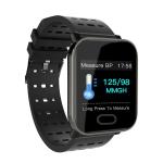 Drumstone Black Waterproof Bluetooth A6 Fitness Band Smartwear For Men And Women