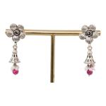 CHAITANYA EMPORIUM amazing sunflower design silver danglers